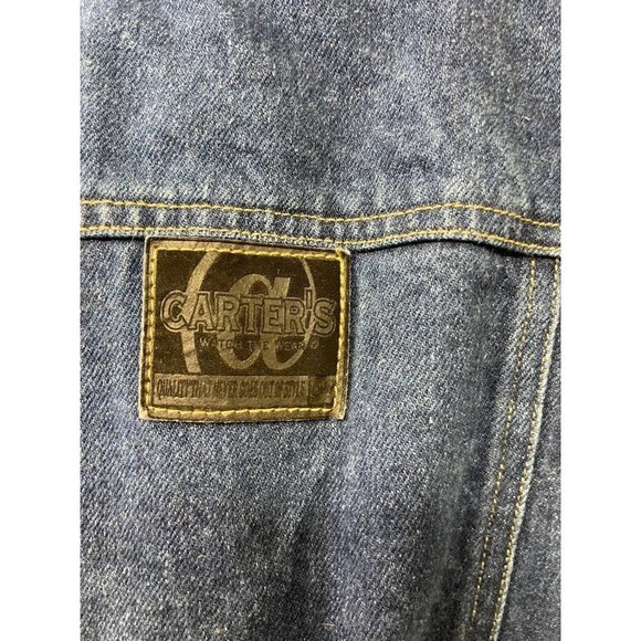 Carters Vintage Denim Blue Jacket Trucker Toddler Size 4 - Picture 10 of 10